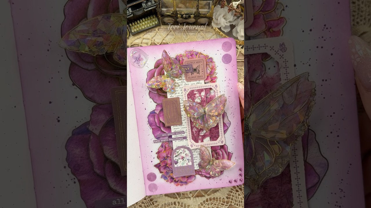 ASMR journal Purple💜🦋🔮🪻✨|