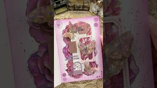 ASMR journal Purple💜🦋🔮🪻✨|#asmr #scrapbooking #journal #journaling #purple #fyp #diy #viralvideo