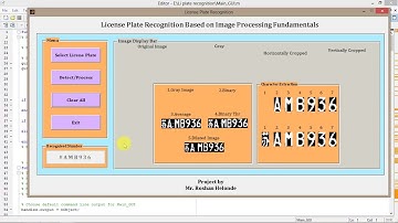 Vehicle Number Plate Recognition Using Matlab Source Code | Image Processing Matlab Project Code