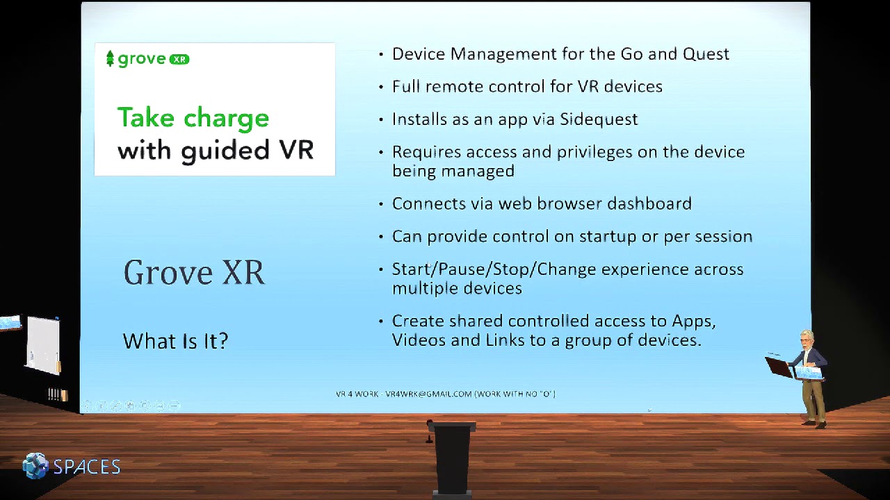Grove XR: VR Device Management - A VR 4 Work Overview