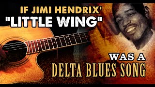 Jimi Hendrix' "Little Wing" | Blues Cover #acousticcover #blues #slideguitar #slideguitarblues