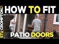 how to fit sliding patio doors