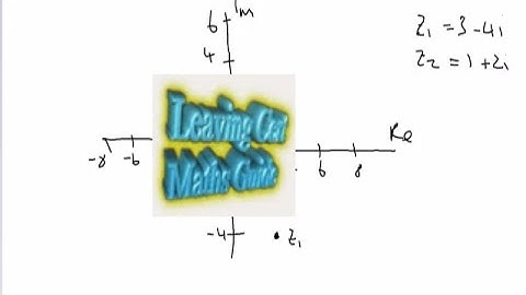 P1Q12013 Complex Numbers Model Solution Leaving Cert Maths