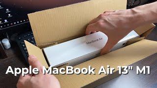 Распаковка Apple MacBook Air 13 M1 256GB 2020 MGN63 Space Gray из Rozetka