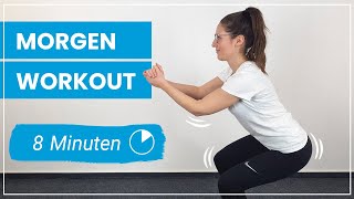 Morgen Workout -  8 Minuten zum Wachwerden ✅ Ganzkörper Training ohne Geräte screenshot 3