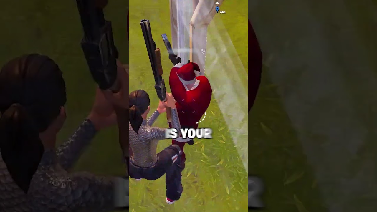 Can YOU Beat Santa in a 1v1? 🎅 #fortnite #shorts