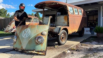 FULL FRONT Removed | VW Bus Restoration