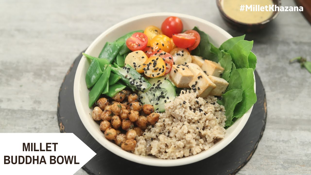 Millet Buddha Bowl टेस्टी हेल्दी कोदो मिलेट बोल MilletKhazana