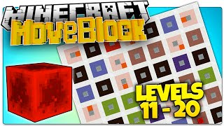 Minecraft | All Blocks Unlocked! | MoveBlock FINALE (Minecraft Custom Puzzle Map) GUIDE