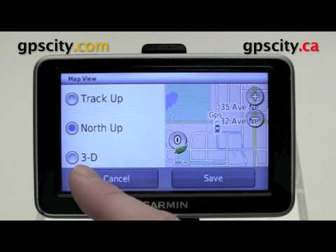 Navigation settings in the Garmin nuvi 2360lmt and nuvi 2350lmt with GPS City