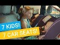 7 kids...7 Car seats!!!