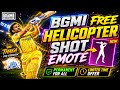 😍BGMI FREE HELICOPTER SHOT EMOTE | MS DHONI FREE EMOTE | GET PERMANENT DHONI HELICOPTER EMOTE