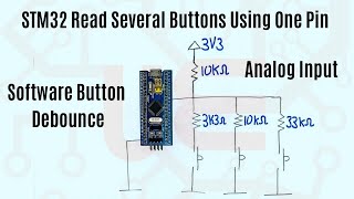 STM32 Multiple Buttons ADC Read Through One Pin With Software Button Debounce screenshot 5
