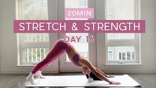 Day 16 - 1 Month Pilates Plan // 20MIN Arms, Abs & Back Pilates // mobility, tone & pain relief