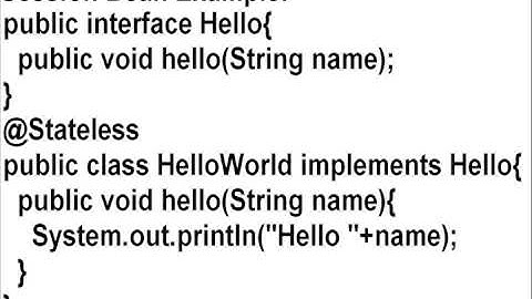 EJB 3 Introduction