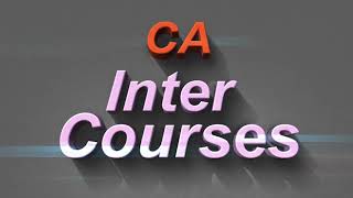 CA intermediate class for May 20.