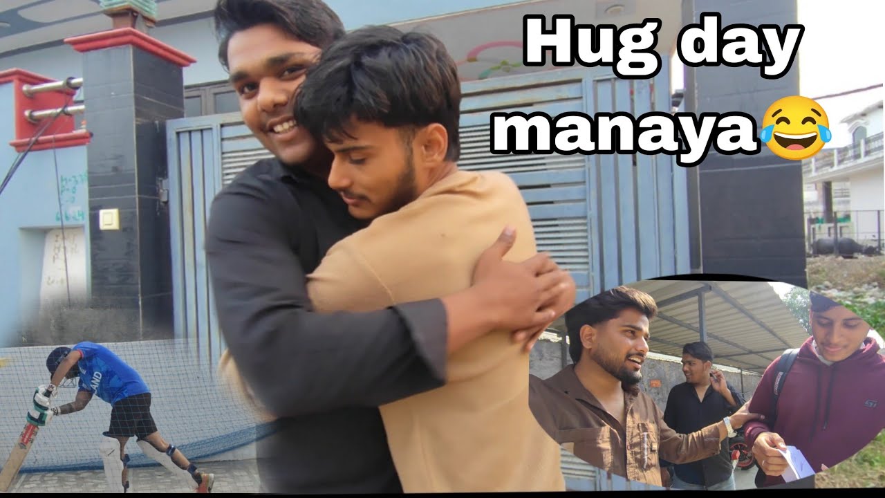 Paper ke baad Cricket aur phir Hug Day ka Special Moment 🏏❤️(ladai ho gyii😰)#yashuvines 