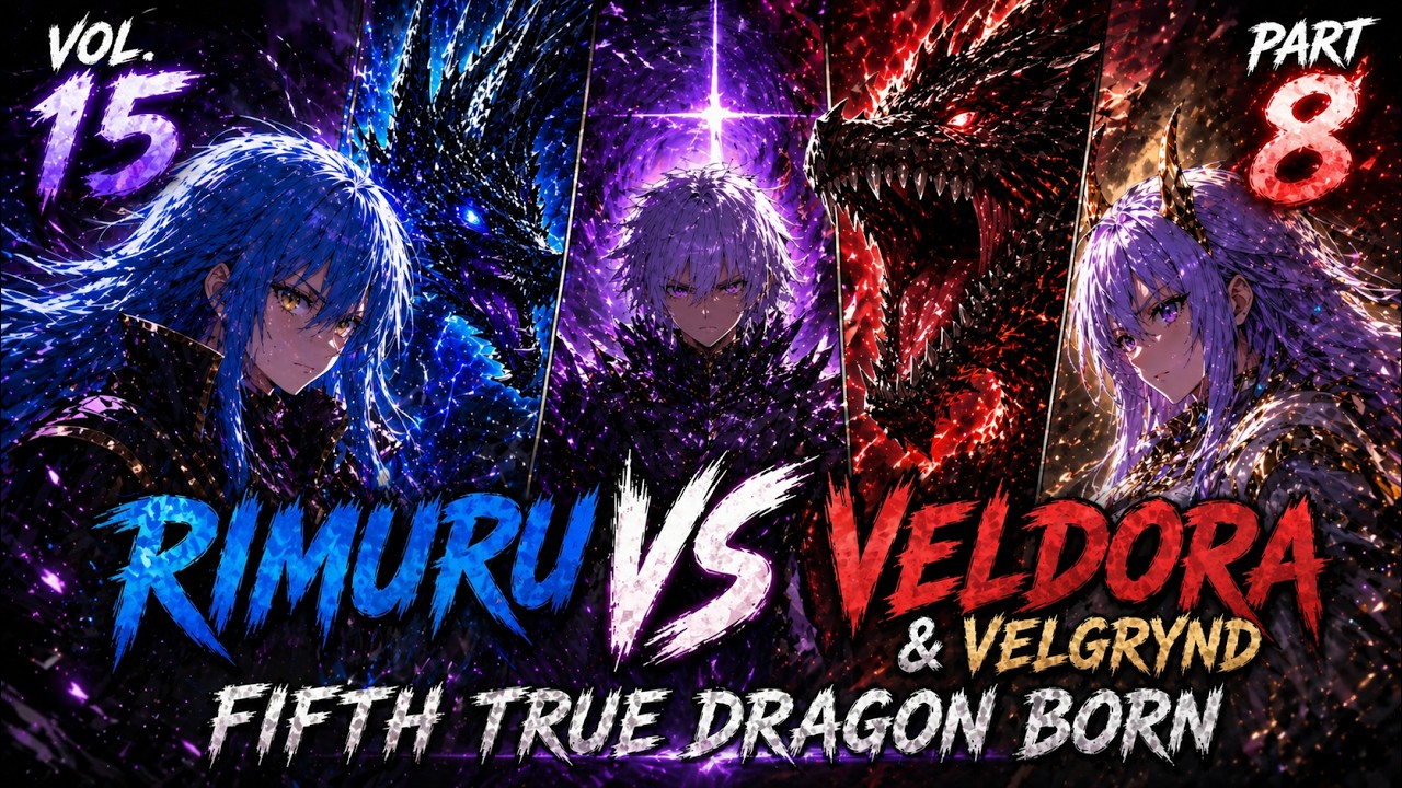 Rimuru vs Veldora & Velgrynd PART 8 😳🔥 | Light Novel VOL 15 Full Story ...