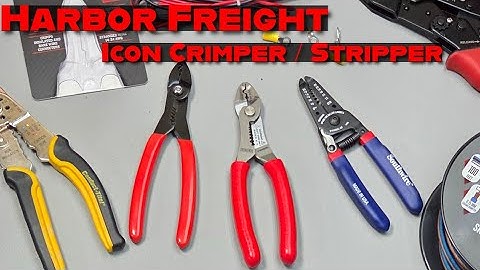 Harbor Freight New Icon Crimper Stripper Review Vs Others
