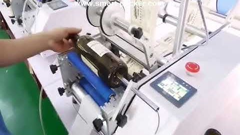 Semi automatic red wine round bottle labeling machine label applicator