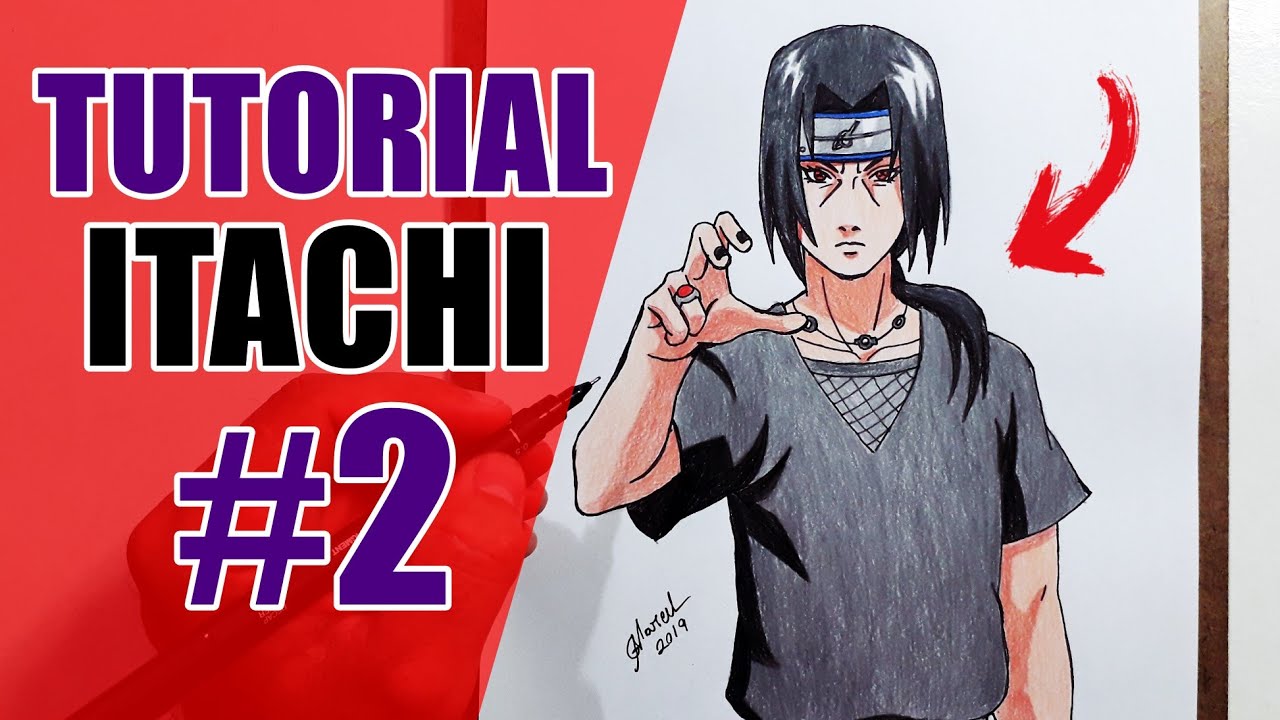 COMO COLORIR o ITACHI da AKATSUKI passo a passo part 2 