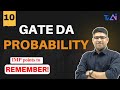 Points to REMEMBER!💡| GATE DA | Manoj Sir - TAAI