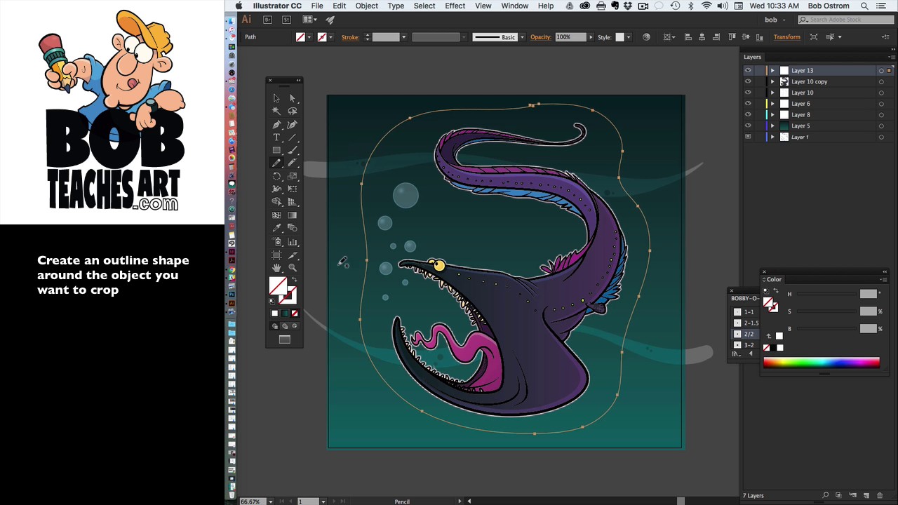 How to Create Edge Vector in Adobe Illustrator - YouTube