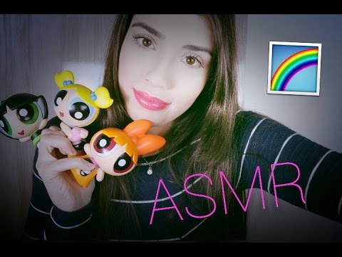 ASMR Português 🌈 As Meninas Superpoderosas - McDonald's (Whispering | Tapping | Plastic Sounds)