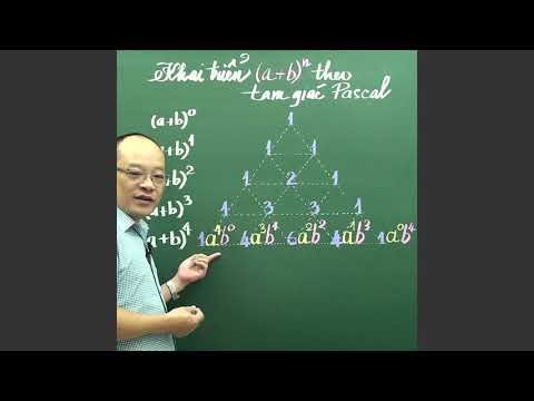 Video: Tổng các hệ số trong một hàng bất kỳ của tam giác Pascal là bao nhiêu?