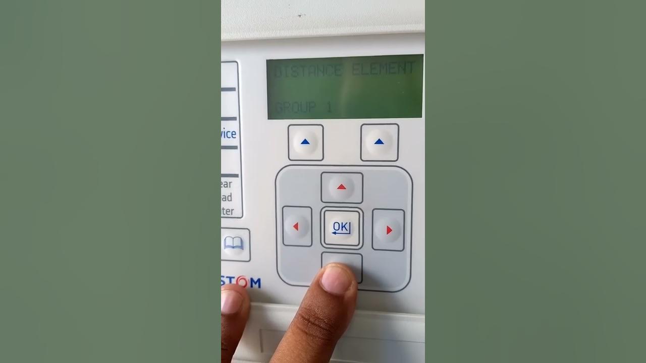 Micom P442 relays setting check in HMI display without software - YouTube
