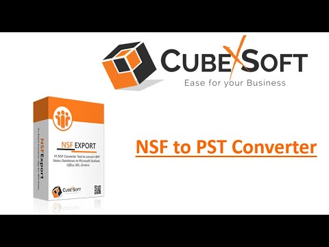 Learn How to Convert NSF Files to PST by CubexSoft NSF to PST Converter