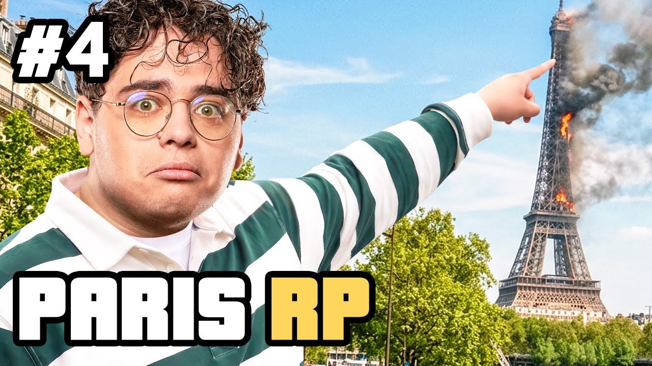 MAIS QUI A FOUTU LE FEU À LA TOUR EIFFEL 😱 ?! Paris RP #4