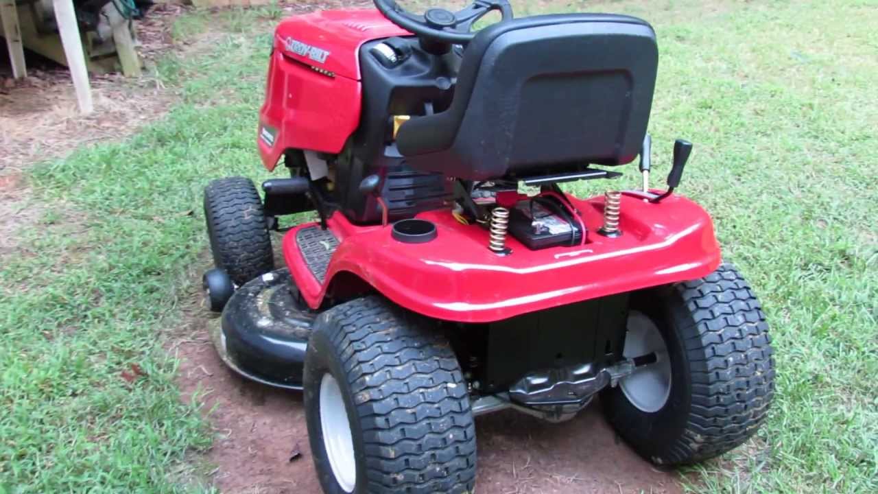 Troy Bilt Bronco Xp 42 Riding Lawn Tractor Product Review Youtube