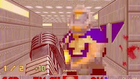 Doom 2 Duel RemiX tdm 2x2 RafaelB+Hauler vs. Vitorio+AverageDooMer in map01