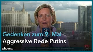 Ina Ruck aus Moskau zur Militärparade in Russland anlässlich des Kriegsgedenkens am 09.05.2022