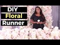 Diy floral table runner tutorial