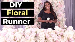 DIY Floral Table Runner Tutorial