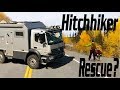 Helping A Hurt Hitchhiker | Border Inspection Alaska - Canada ► | LiveandGive4x4