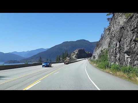 Vancouver Road Trip to Squamish BC Canada | Spectacular Scenic Drive BC 99 hwy (Sea to Sky Highway)