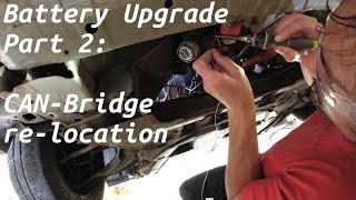 e-NV200 battery upgrade part 2: Fixing minor issues - CAN -Bridge relocation
