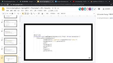 Intro to SpringBoot + SpringMVC + Thymeleaf + JPA + Security II