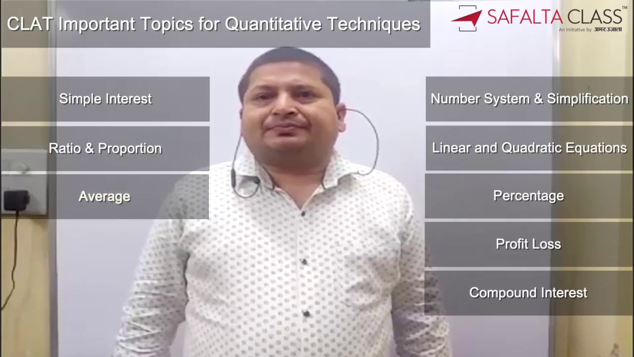 CLAT 2021 | CLAT 2021 Maths Complete Syllabus Details By Bhagwati Sir