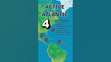 Active Atlantic: 4 Disturbances Developing