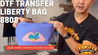How to Heatpress DTF Transfers onto Liberty Insulated Cooler Bag 8808