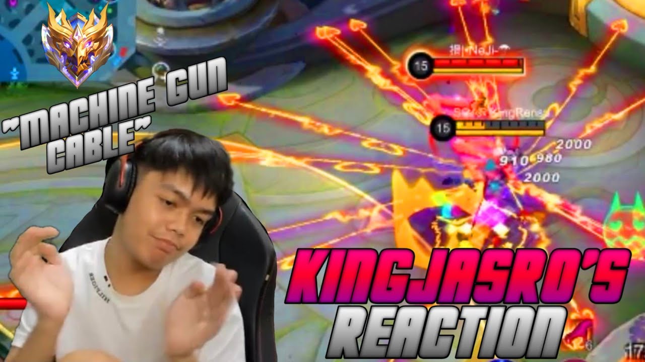 ПОЛНАЯ РЕАКЦИЯ КОРОЛЯ ДЖАСРО!! ⚡| ПУЛЕМЕТНЫЙ КАБЕЛЬ, ОН СКАЗАЛ?! | ПЛАВНЫЙ КАБЕЛЬ?! 🔥| MLBB