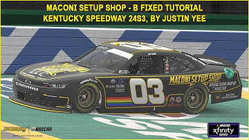 iRacing Xfinity B Fixed Kentucky Guide to Qualifying and Race 24S3