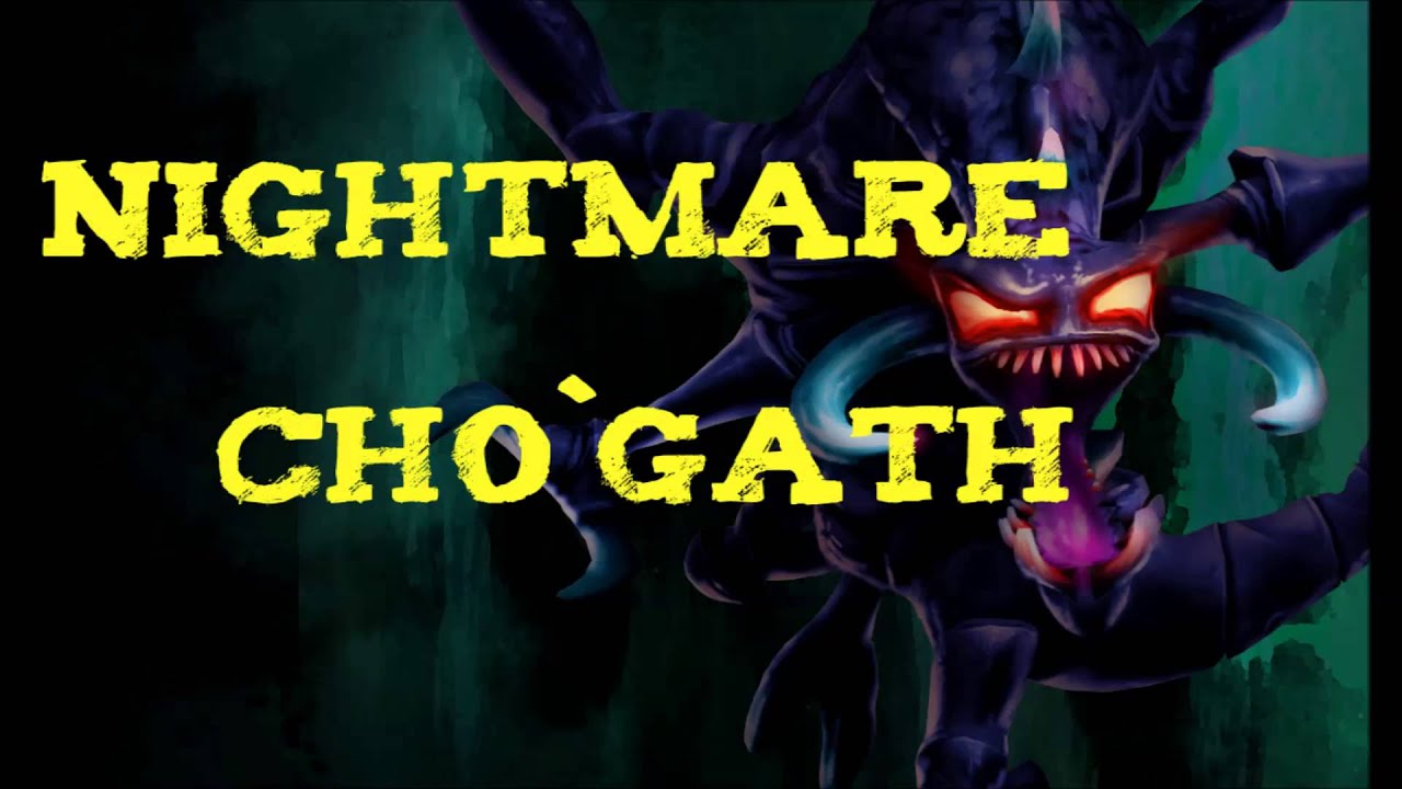 League of Legends - Nightmare Cho`Gath Skin - YouTube