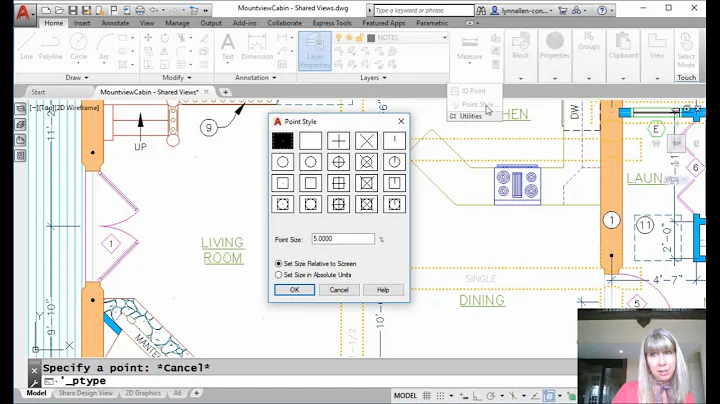 AutoCAD Video Tips: Get the Point in AutoCAD! (Lynn Allen/Cadalyst Magazine)