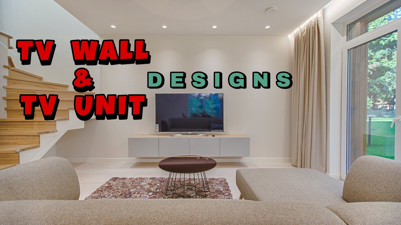 100 TV Walls & TV Unit Design Ideas | 2024 Modern TV Units For Living ...