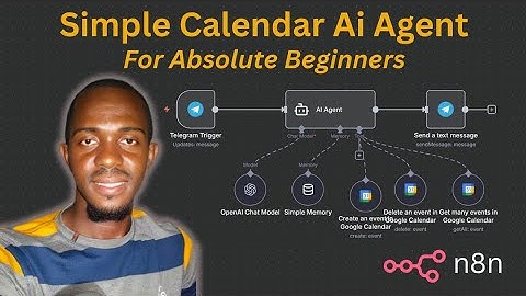 How to build a Simple Calendar Ai Agent in n8n